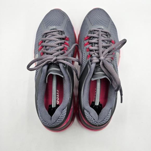 Nike Air Max Plus Womens Sneakers Size 9 Gray Pink Running Athletic 555363-006 - Picture 6 of 11